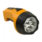 Фонарь аккумуляторный, 4 LED DC (свинцово-кислотная батарея), желтый, TH2293