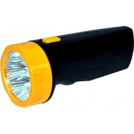 Фонарь ULTRA FLASH LED 3827  (аккум, черн/желт, 5LED)