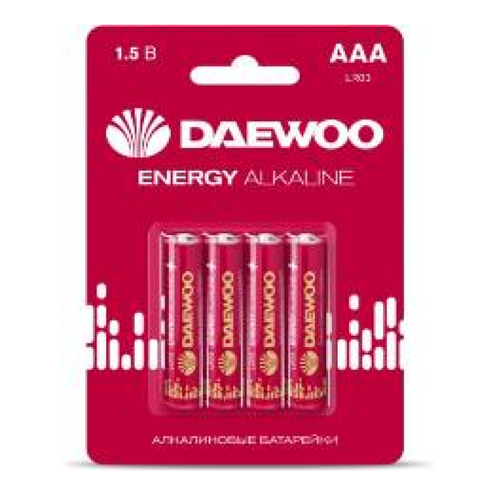 Батарейка DAEWOO ALKALINE LR03 BL-4