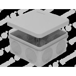 Коробка распред.о/п, 2К, HF, УФ 100х100х50мм IP66 (48 шт) цвет-серый